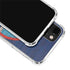 Guam Flag Dark Wood iPhone 14 Plus Clear Case